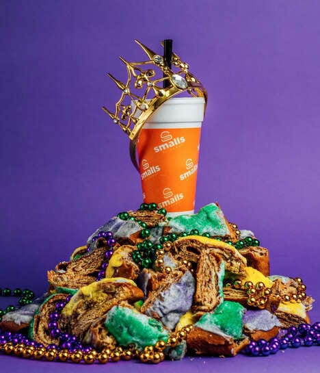 King Cake-Themed Shakes