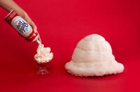 Whipped Cream-Themed Fuzzy Hats Image 1