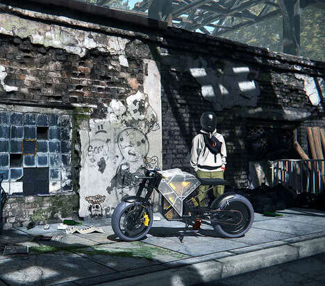 Transparent Electric Cafe Racers