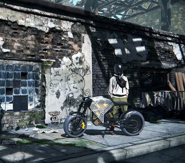 Transparent Electric Cafe Racers