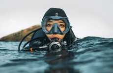 View-Expanding Scuba Masks