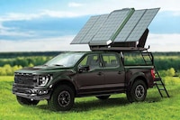 Solar Panel-Paired Rooftop Tents