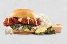 Spicy Meat-Free Cauliflower Sandwiches