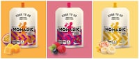 Nutritious Pouch-Packaged Yogurts