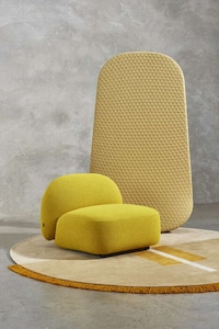 Curvaceous Vibrant Compact Chairs Image 1