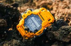 Chunky Yellow Outdoor Watches