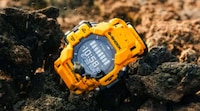 Chunky Yellow Outdoor Watches Image 1