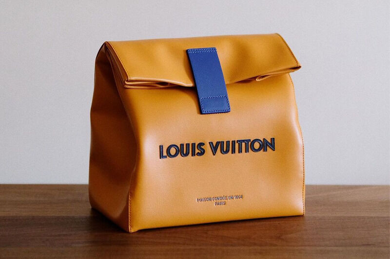 Luxe Lunchtime-Inspired Accessories : Louis Vuitton Sandwich Bag