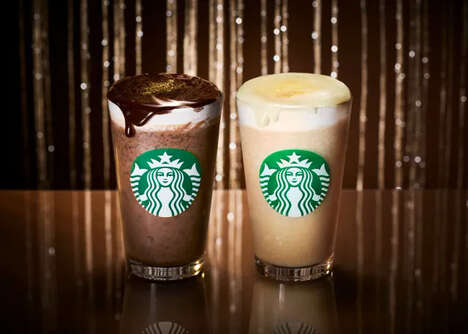 Layered Cake-Inspired Coffees