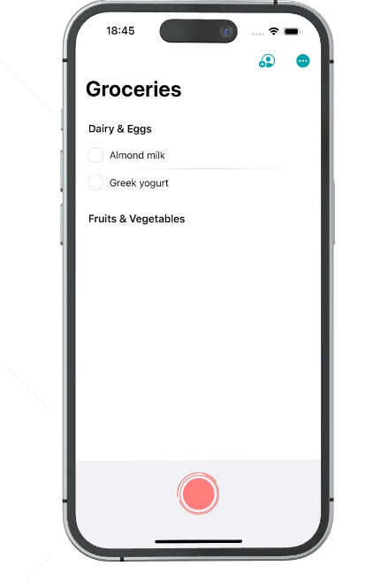 Streamlined Grocery List Makers : honeydo