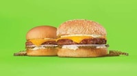 Snack-Sized Pickle Burgers Image 1