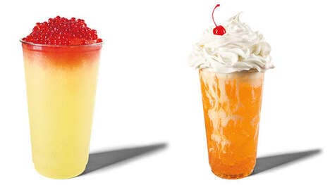 Layered Ice Cream Sodas