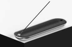 Sleek Metallic Incense Holders