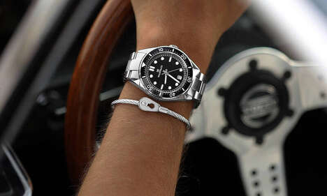 Minimalistic Metallic Timepieces