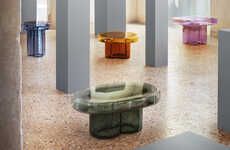 Colorful Modern Glass Furniture
