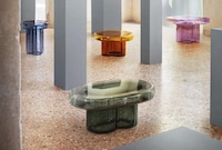 Colorful Modern Glass Furniture Image 1