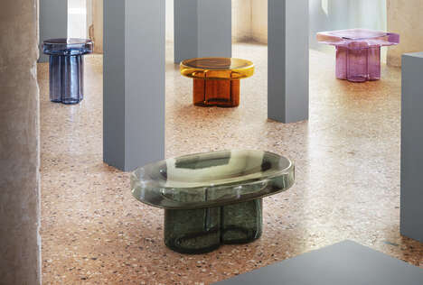 Colorful Modern Glass Furniture