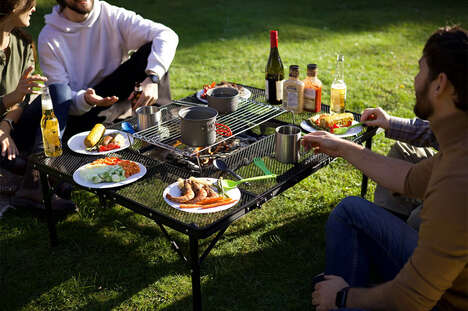 Portable Folding Barbecue Tables