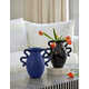 Stunningly Sculptural Blue Vases Image 1