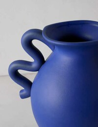 Stunningly Sculptural Blue Vases Image 2