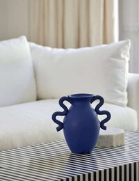 Stunningly Sculptural Blue Vases Image 3