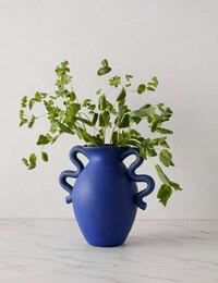 Stunningly Sculptural Blue Vases Image 4