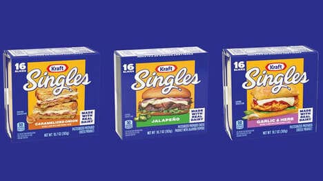 Flavor-Infused Cheese Slices