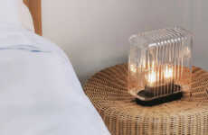 Retro-Tinged Compact Lamps