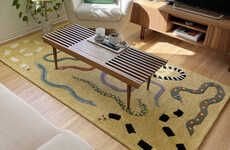 Vibrant Snake Graphic Rugs