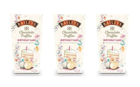 Birthday Cake Liqueur Truffles