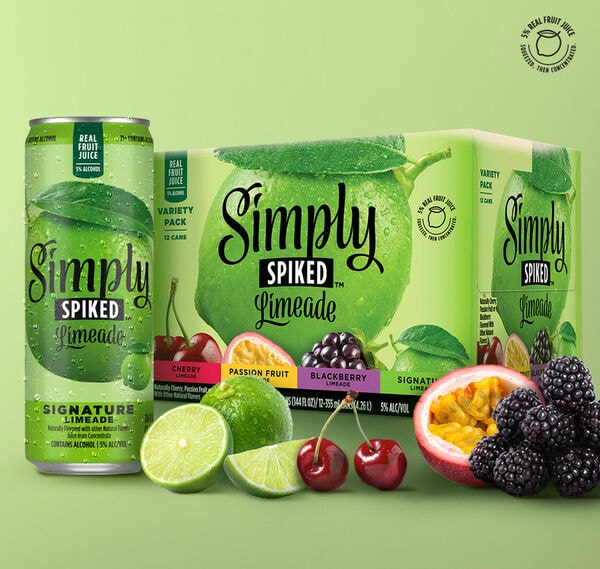 Alcohol-Infused Limeade Beverages