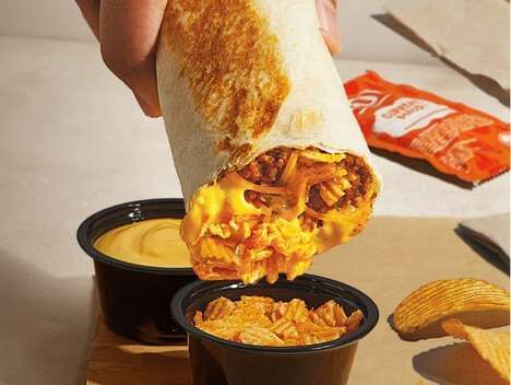 Snack Chip-Packed Burritos