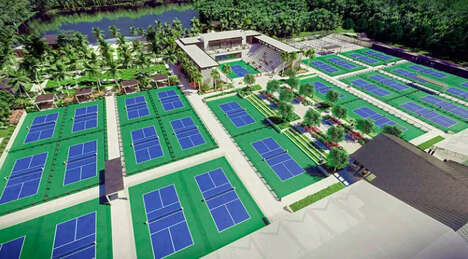 Expansive Pickleball Stadiums