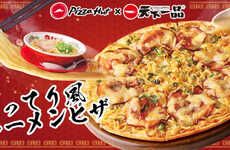 Ramen Noodle-Topped Pizzas