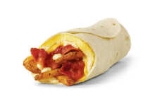 Spicy QSR Breakfast Burritos