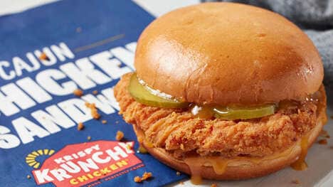 Premium QSR Cajun Sandwiches