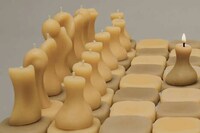 Eco-Friendly Beeswax Chess Sets Image 4