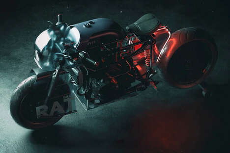 Futuristic Transparent Cafe Racers