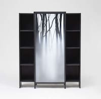Sliding Wintery Landscape Bookshelves Image 3