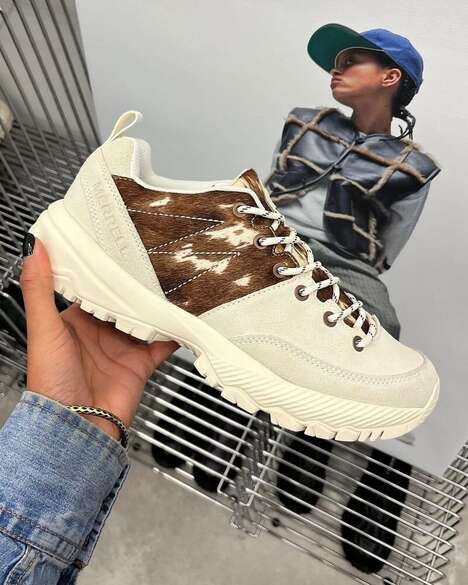 Animal Faux Fur Sneakers