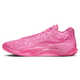 Vibrant Pink Basketball Sneakers Image 1