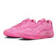 Vibrant Pink Basketball Sneakers Image 2