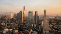 Glass-Clad Stacked Skyscrapers Image 3