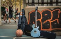 Ultra-Slick Blue Guitars Image 2
