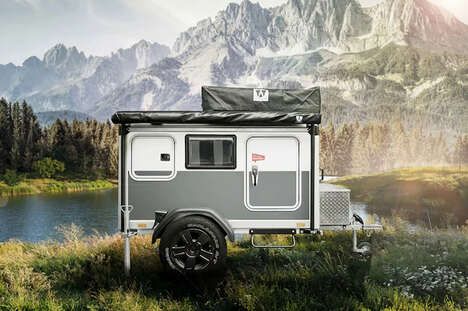 Minimalist Micro Camping Trailers