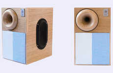 Simplistic Organically Sculptural Speakers