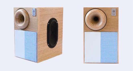 Simplistic Organically Sculptural Speakers