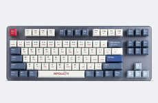 Spaceship-Inspired Keyboard Keycaps