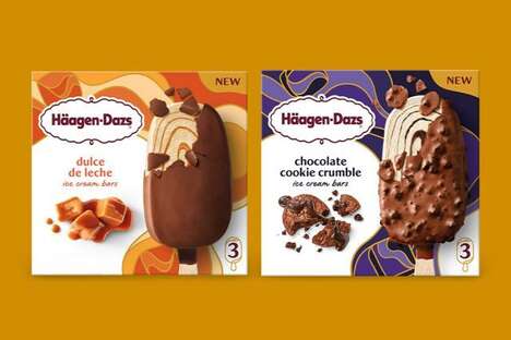 Swirled Textural Frozen Desserts