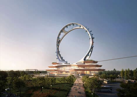 Intersecting Ring Ferris Wheels